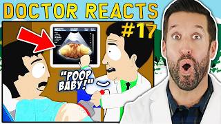 ER Doctor Reacts to SOUTH PARK Funniest Medical Scenes 17 [upl. by Aecila]