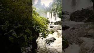 Powerful Cambodian waterfall waterfall water [upl. by Ky]