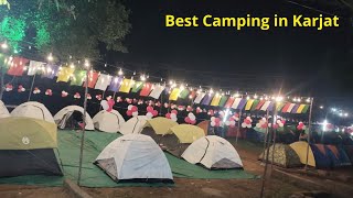 Best Camping In Karjat  Best Camping Near Mumbai  Tent Pent Islet [upl. by Ahsemrak]