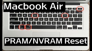 How To Reset Macbook Air PRAM  NVRAM  PRAM Reset [upl. by Ellenwahs]