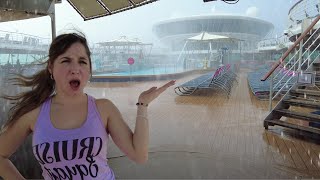 SURVIVING 24 HOURS AT SEA  Grandeur Of The Seas [upl. by Nyladnewg]