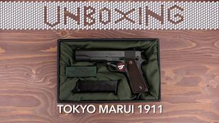 UNBOXING  TOKYO MARUI M1911A1 COLT GOVERNMENT  AIRSOFT [upl. by Felty]