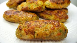 Neues Rezept für sehr leckere Frikadellen Zucchini macht diese Frikadellen außergewöhnlich saftig [upl. by Noevad]