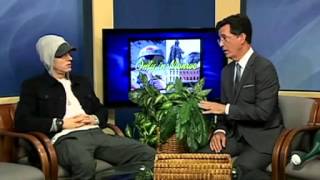 Stephen Colbert Interviews EMINEM in Strangest Interview Ever [upl. by Akinorev]