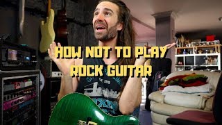 How NOT to Play Rock Guitar  Dominant Pentatonics [upl. by Matusow]