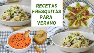 5 Recetas para verano ¡fáciles fresquitas y deliciosas [upl. by Korie]