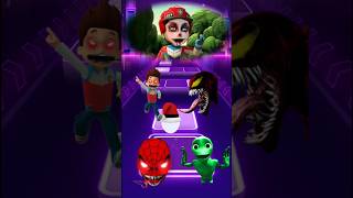 Paw Patrol Scary Ryder vs Venom vs Spiderman vs Alien Coffin Dance tileshop coffindance [upl. by Anialahs]