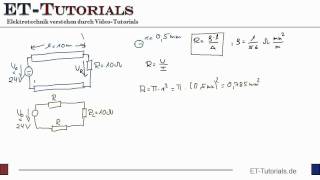 Lösung zum Spannungsfall auf einer Leitungflv [upl. by Laughton]