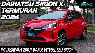 50JT LEBIH MURAH Dari BRIO amp AGYA Mending Daihatsu Sirion TERMURAH Tipe X PROMO Jadi Dibawah 200JT [upl. by Scuram]