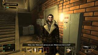 Longplay Deus Ex Human Revolution  04  Exploring Detroit Pacifistfoxiest [upl. by Washburn705]