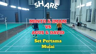 Main terus Imam amp Minto vs David amp Agus [upl. by Linnell]