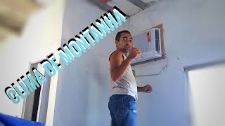 INSTALANDO UM ARCONDICIONADO 7500 BTU PAREDE [upl. by Slavin]