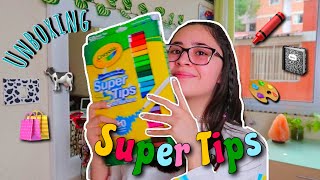 UMBOXING CRAYOLA SUPER TPS 50 🧚🏻‍♀️🖍 Soy Mich Blogs [upl. by Suoirtemed705]