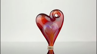 Learn how to make a beautiful borosilicate heart for your loved one for this Valentines day [upl. by Laughry867]