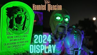 Disney’s Haunted Mansion Halloween Display 2024 [upl. by Llerahc]