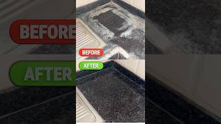 Fressho Tap amp Shower Cleaner  Amazing Salt Stain Removal on Kitchen Granite Top [upl. by Hegyera]