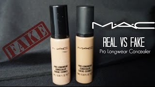 REAL vs FAKE MAC Cosmetics Concealer quotNC35quot How To Spot [upl. by Barnebas]