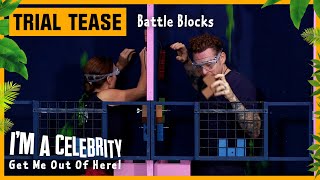 Trial Tease Celebs go headtohead in Battle Blocks  Im A Celebrity Get Me Out of Here 2024 [upl. by Ycram168]