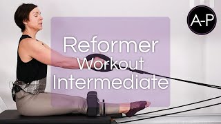 Pilates Reformer Workout Level 2 Intermediate 45 mins [upl. by Daiz]