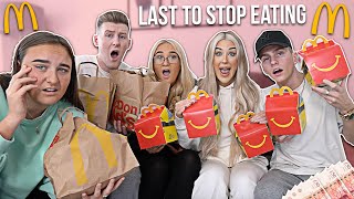 Last to STOP Eating MCDONALDS Wins £1000  Challenge VS YOUTUBERS [upl. by Slrahc]