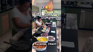 Yucatecan FEAST 🥳🌮 must watch fypシ゚viral mexicanfood yucatán 😀 [upl. by Nenerb]