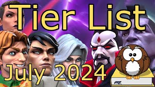 The Tier List Updated  July 2024  MCOC [upl. by Blus144]