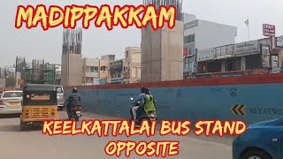 Madippakkamkeelkattalai Bus stand opposite individual villa saleradial road near plotsmadipakkam [upl. by Iphigeniah522]