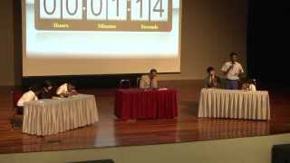 2013 KTJOxbridge Debating Forum  clips [upl. by Riplex]