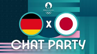 Germany v Japan  Mens Olympic Basketball Tournament Paris 2024  Chat Party ⚡🏀 [upl. by Paymar]