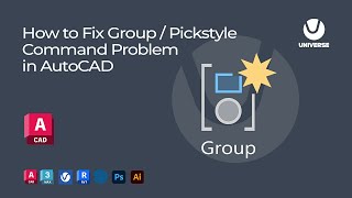 How to Fix Group amp Pickstyle Command Problem In AutoCAD I AutoCAD 2020 [upl. by Naiditch]