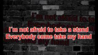 Eminem  Not Afraid  Lyrics on Screen HD [upl. by Sirapal]