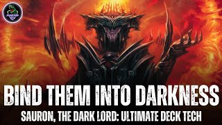 One of my FAVORITE Commander Decks of ALL TIME Sauron the Dark Lord Updated EDH Deck Tech [upl. by Ynafit557]