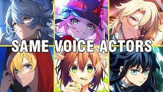 Honkai Star Rail All Imaginary Characters Japanese Dub Voice Actors Seiyuu Same Anime Characters [upl. by Salome]