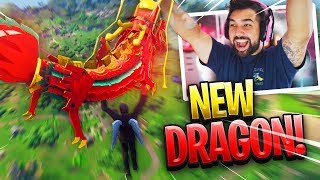 NEW Legendary DRAGON GAMEPLAY in Fortnite Battle Royale [upl. by Alverson75]