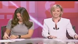 Lebanese TV Presenters Laugh On The Job [upl. by Fleischer]