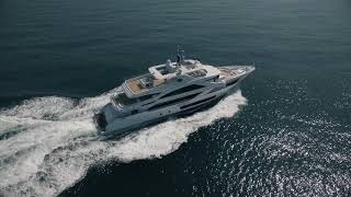 The Majesty 140 from Gulf Craft on Sea trials [upl. by Ahsar]