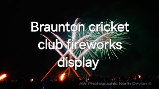 Braunton Cricket Club Fireworks Display 2024 [upl. by Irab473]