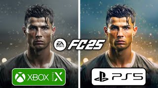 EA Sports FC 25 PS5 vs Xbox Series X Graphics Comparison [upl. by Denis513]