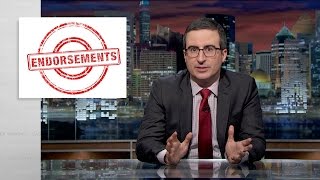 Endorsements Web Exclusive Last Week Tonight with John Oliver HBO [upl. by Itirp]