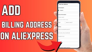 How to Add Billing Address on AliExpress   Quick and Easy [upl. by Sukin]