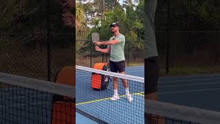 The correct swing path for a forehand slice pickleballcoach pickleball [upl. by Naired857]