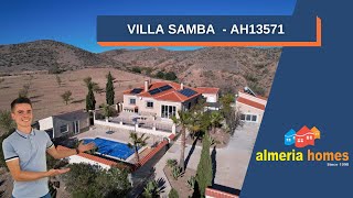 3 bedroom property for sale in Almeria with a heated pool and an annex  Villa Samba  AH13571 [upl. by Dougie818]