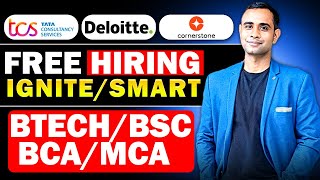 TCS 2025 Biggest Free Hiring  Deloitte Hiring  Cornerstone hiring  2022232425 [upl. by Brittan]