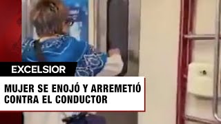 Mujer reclama a conductor por suicidio en Metro Copilco… Viejo pen [upl. by Hill42]