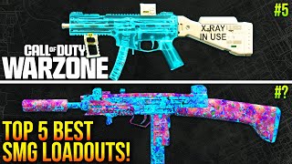 WARZONE New Top 5 BEST META SMG LOADOUTS After Update WARZONE Best Setups [upl. by Einnov]