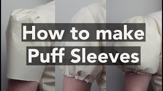 How to make Puff Sleeves tutorial [upl. by Ube]