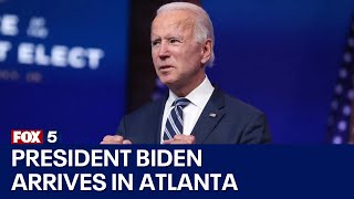 WATCH LIVE President Biden lands in Atlanta ahead of first presidential debate  FOX 5 News [upl. by Einatsed117]