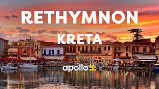 Rethymnon Kreta – Rethymnonkysten – Apollo Reiser [upl. by Ynaiffit]