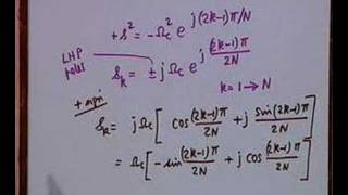 Lecture  23 Analog Filter Design [upl. by Nalod582]