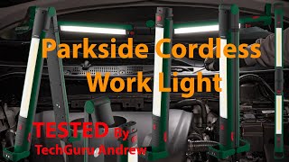 Parkside Cordless Work Light PAS 4000 A1 [upl. by Anoirb]